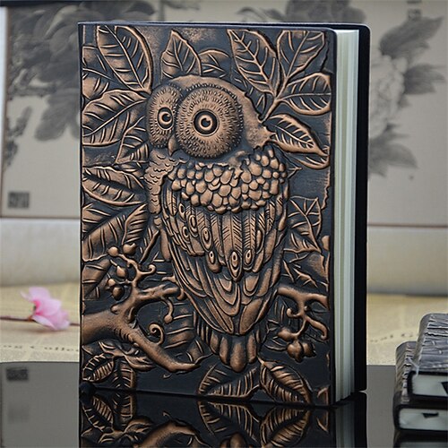 

Leather Notebook Notebook Lined A5 5.8×8.3 Inch Retro PU SoftCover Classsic 100 Pages Notebook for School Office Business