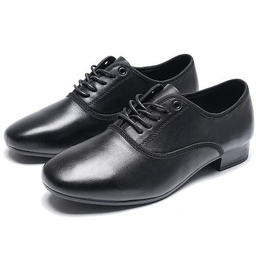 

Men's Latin Shoes Modern Shoes Heel Low Heel