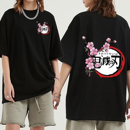 

Inspired by Demon Slayer: Kimetsu no Yaiba Kamado Tanjiro T-shirt Cartoon Manga Anime Harajuku Graphic Kawaii T-shirt For Men's Women's Unisex Adults' Hot Stamping 100% Polyester