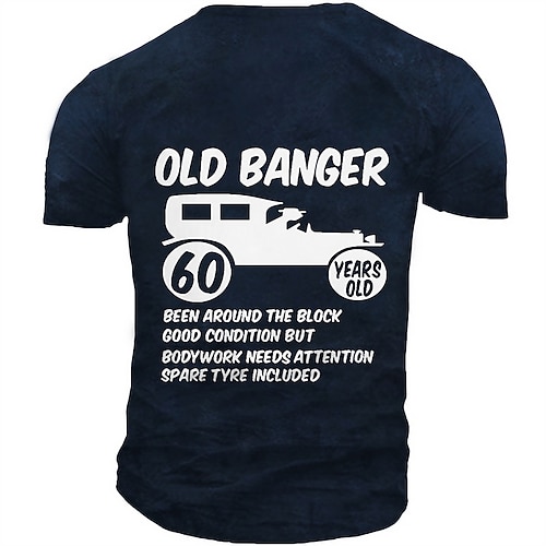 

Men's T shirt 3D Print Graphic Letter Crew Neck Casual Daily Print Short Sleeve Tops Fashion Vintage Designer Big and Tall Green Blue Black / Summer