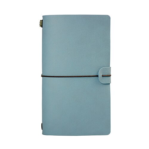 

Leather Notebook Notebook Lined A6 4.1×5.8 Inch Simplicity PU SoftCover Classsic 146 Pages Notebook for School Office Business
