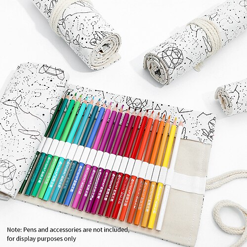 

PencilCasePenPouchMarkerBag Multifunction Canvas for School Student Kids