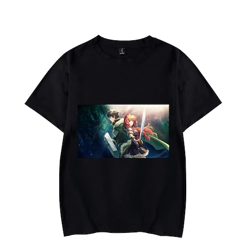 

Inspired by The Rising of the Shield Hero Naofumi Iwatani Cosplay Costume T-shirt 100% Polyester Pattern Harajuku Graphic Kawaii T-shirt For Men's / Women's / Couple's