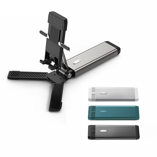

Metal Mini Adjust Mobile Phone Holder Desk For iPhone 13 12 Pro maxLive Desktop Foldable Stand SmartPhone Tablet Support