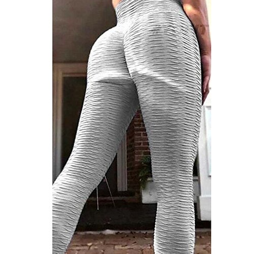 

Women's Plus Size Sweatpants Leggings Solid Color Sporty Casual Daily Gym High Ankle-Length Fall Spring Black Blue Purple L XL XXL 3XL