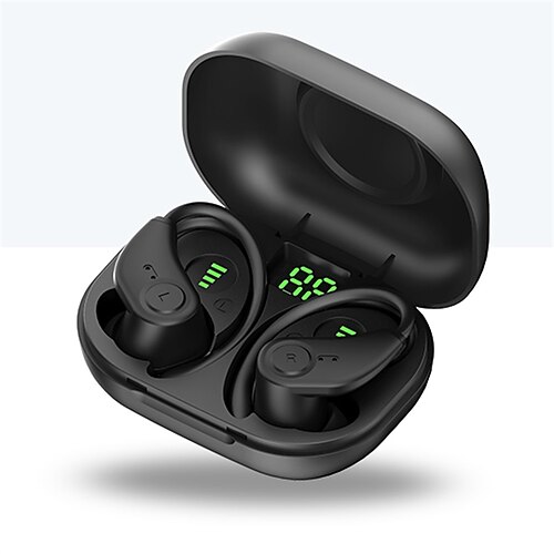 

Bluedio S6 Wireless TWS Earphone Bluetooth 5.1 Headphone Hanging Ear Hook Earbuds Low Gaming Delay Headset with Battery Display
