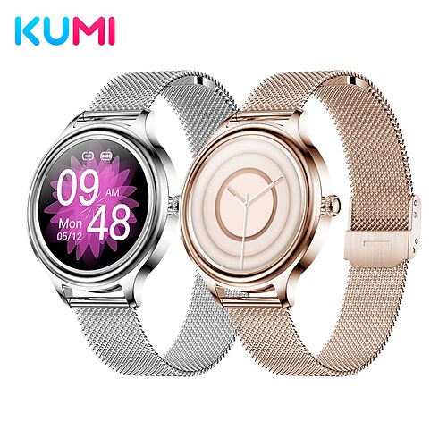 

KUMI K3 Smart Watch 1.09 inch Smartwatch Fitness Running Watch Bluetooth Call Reminder Activity Tracker Sleep Tracker Compatible with Android iOS Women Waterproof Long Standby Hands-Free Calls IP68