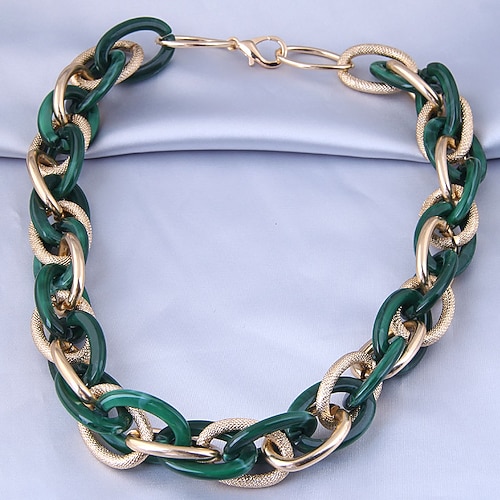 

1pc Choker Necklace For Women's Christmas Gift Prom Acrylic Classic XOXO