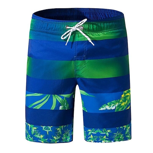 

Homens Calção Justo de Natação Shorts de Natação Secagem Rápida Leve Bermuda de Surf Roupa de banho Com bolsos Forro de malha Com Cordão Natação Surfe Esportes Aquáticos Estampado