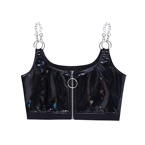 

Goth Girl Retro Vintage Punk & Gothic Summer Masquerade Women's Costume Vintage Cosplay Party Vacation Vest Masquerade