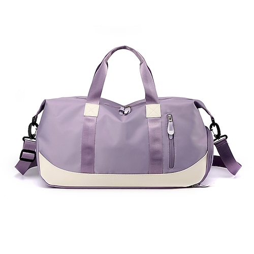 

Women's Unisex Duffle Bag Polyester Zipper Geometric Holiday Outdoor Green Blue Black Gray