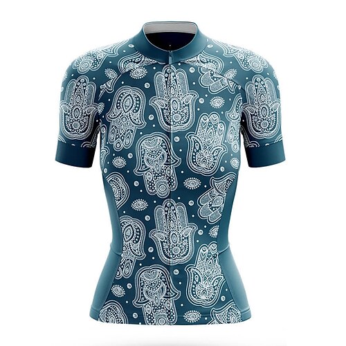 

21Grams Women's Short Sleeve Cycling Jersey Summer Spandex Dark Green Bike Top Mountain Bike MTB Road Bike Cycling Quick Dry Moisture Wicking Sports Clothing Apparel / Athleisure