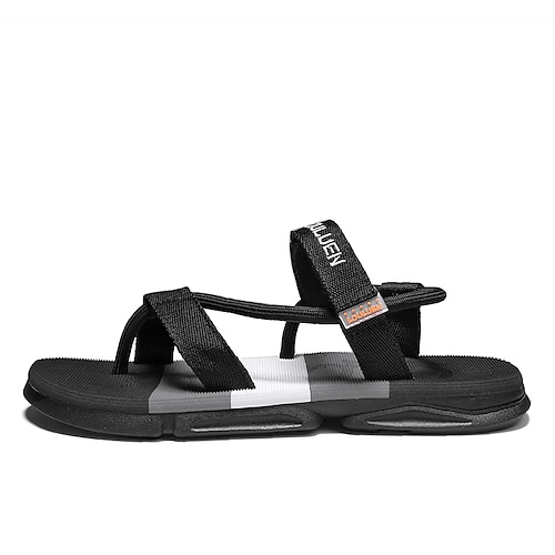 

Herren Sandalen Hausschuhe Flip-Flops Casual Klassisch Heim Täglich Elastisches Gewebe Schwarz Armeegrün Dunkelblau Frühling Sommer