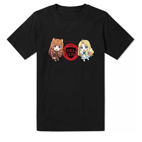 

Inspired by The Rising of the Shield Hero Naofumi Iwatani Cosplay Costume T-shirt 100% Polyester Pattern Harajuku Graphic Kawaii T-shirt For Men's / Women's / Couple's