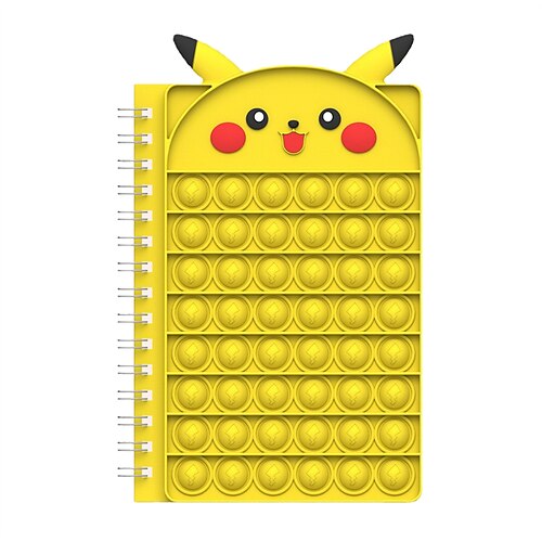 

Lined Notebook Notebook Ruled A5 5.8×8.3 Inch Kawaii Cartoon Aesthetic Silicone SoftCover Portable 50 Pages Notebook for School Student Kids