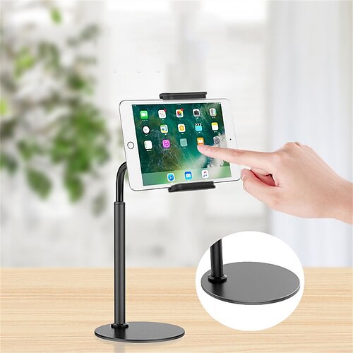

Phone Stand Portable Slip Resistant Adjustable Angle Phone Holder for Desk Selfies / Vlogging / Live Streaming Office Compatible with Tablet All Mobile Phone Phone Accessory