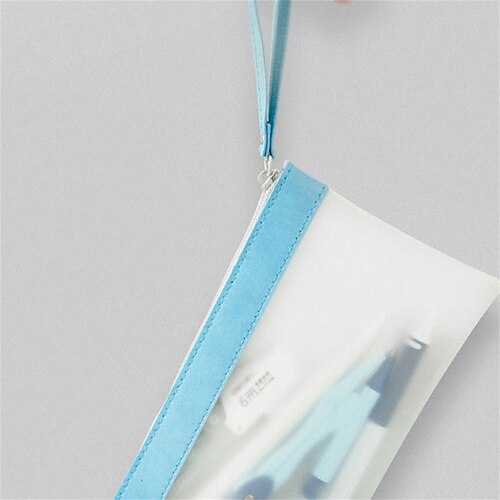 

PencilCasePenPouchMarkerBag Waterproof Wear-Resistant Transparent TPU for School Office Student