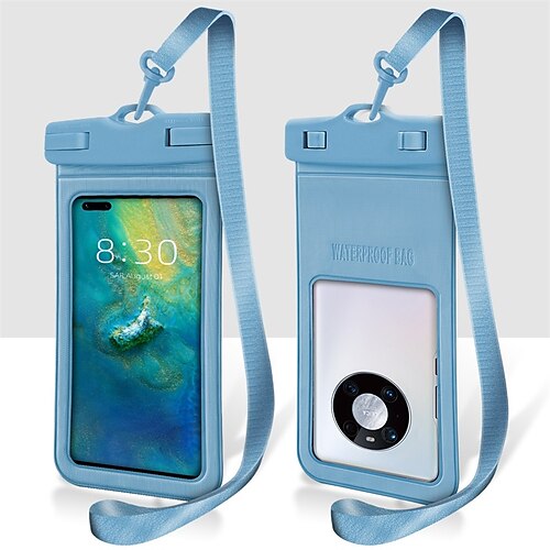 

2 Pack Waterproof Phone Pouch Portable Water Resistant Floating [30m / 98ft] IPX8 Phone Case Dry Bag Mobile Rain Cover for For iPhone 13 Pro Max 12 Mini 11 Samsung Galaxy S22 Ultra Plus S21 A73 A53