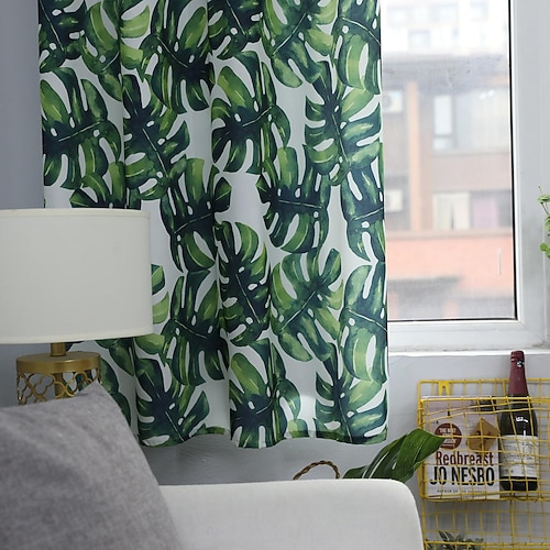 

1 Panel Home Curtain Drapes Cotton Linen Semi-Blackout Room Darkening Ruffle Farmhouse Window Treatments Living Room Bedroom Nursery