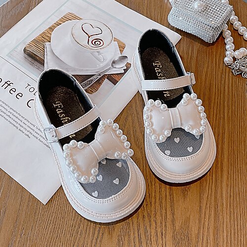 

Girls' Sneakers School Shoes Satin Portable Big Kids(7years ) Little Kids(4-7ys) Indoor Outdoor Indoor Outdoor Play Lace-up White Black Fall Spring / Booties / Ankle Boots