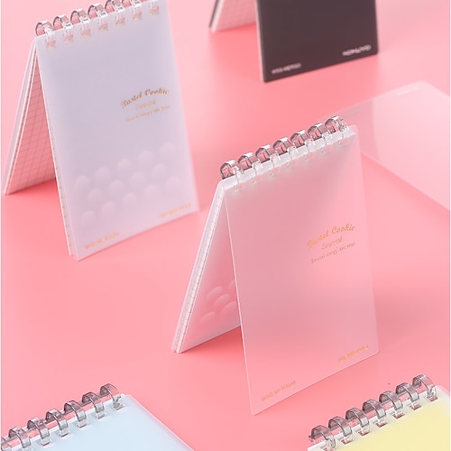 

Binder Notebook Lined A7 2.9×4.1 Inch Simplicity PVC SoftCover Portable 20 Pages Notebook for School Office Business