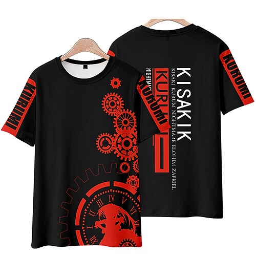 

Inspired by Date A Live Tokisaki Kurumi Cosplay Costume T-shirt 100% Polyester Pattern Harajuku Graphic Kawaii T-shirt For Men's / Women's / Couple's