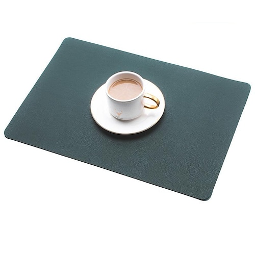 

Placemats Placemat Table Mats Heat Resistant Waterproof Washable Outdoor Placemats for Kitchen Dining Patio Table Decorations
