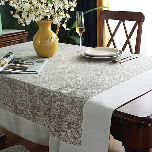 

Rectangle Tablecloth Farmhouse Table Cloth Table Cover Home Kitchen Table Decor Patio Outdoor Wedding Restrant Dining, Buffet Parties and Camping