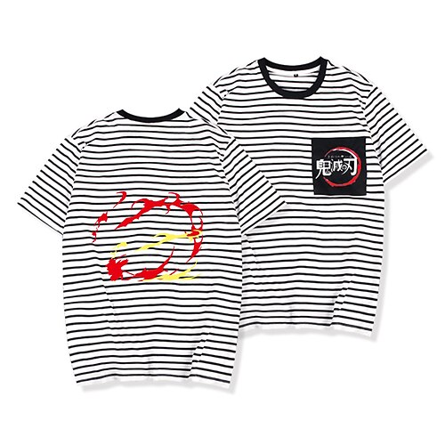 

Inspired by Demon Slayer: Kimetsu no Yaiba Kamado Nezuko Agatsuma Zenitsu Kamado Tanjirou T-shirt Cartoon 100% Polyester Anime Harajuku Graphic Kawaii T-shirt For Men's / Women's / Couple's