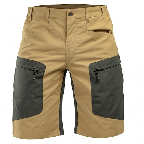 

Men's Classic Style Chic Modern Tactical Cargo Work Shorts Multiple Pockets Short Pants Sports Outdoor Casual Solid Color Color Block Cotton Blend Breathable Soft Mid Waist Khaki S M L XL XXL