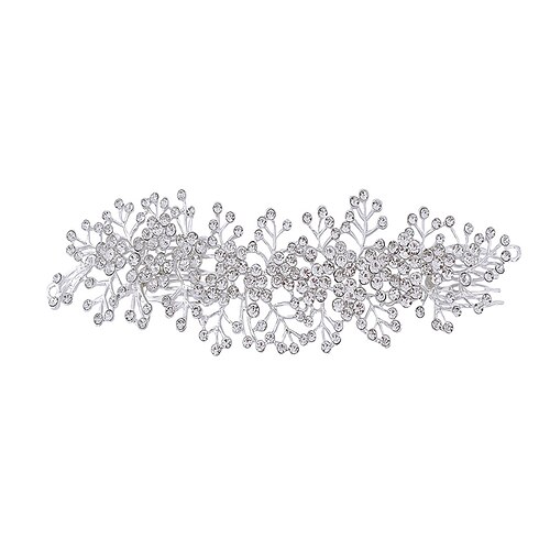 

Hair Combs Rhinestone Alloy Wedding Special Occasion Fashion With Rhinestone Headpiece Headwear