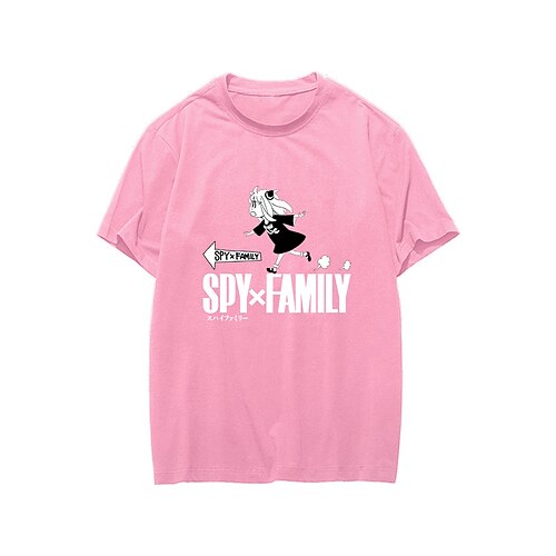 

Inspired by SPY×FAMILY Loid Forger Yor Forger Anya Forger Cosplay Costume T-shirt 100% Polyester Pattern Harajuku Graphic Kawaii T-shirt For Men's / Women's / Couple's