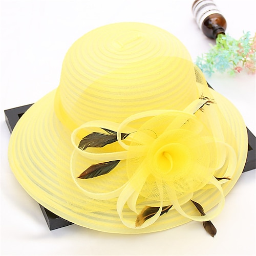 

Women's Hat Bucket Hat Sun Hat Light Pink Light Purple Black Party Outdoor Dailywear Floral Floral Portable Windproof Comfort