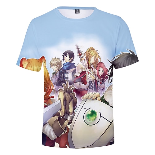 

Inspired by The Rising of the Shield Hero Naofumi Iwatani Cosplay Costume T-shirt 100% Polyester Pattern Harajuku Graphic Kawaii T-shirt For Men's / Women's / Couple's