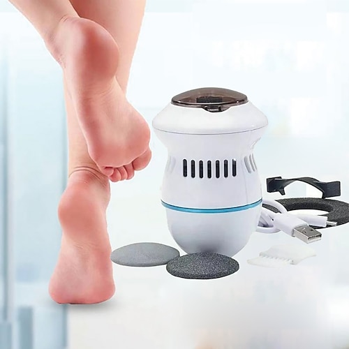 

2 Pcs/set Portable Electric Vacuum Adsorption Foot Grinder Electronic Foot File Pedicure Tools Callus Remover Feet Care Sander