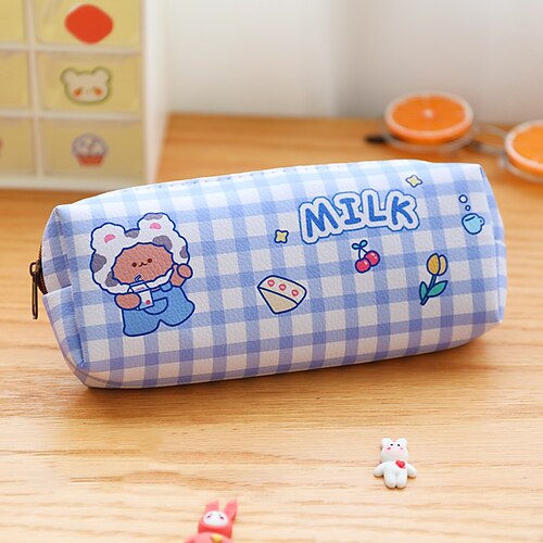 

PencilCasePenPouchMarkerBag Waterproof Cartoon Wear-Resistant PU Leather for School Office Student