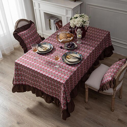 

Rectangle Tablecloth Farmhouse Table Cloth Table Cover Home Kitchen Table Decor Patio Outdoor Wedding Restrant Dining, Buffet Parties and Camping