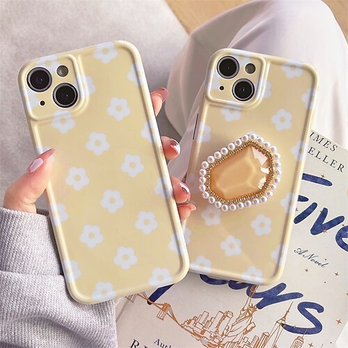 

Phone Case For Apple Classic Series iPhone 13 Pro Max 12 11 X XR XS Max Bumper Frame with Stand Shockproof Solid Colored TPU