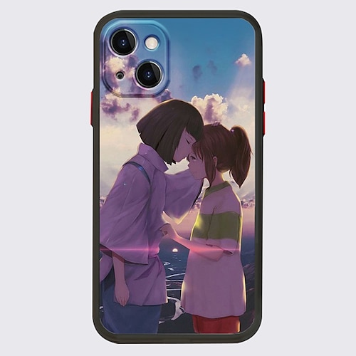 

Spirited Away Anime Phone Case For Apple iPhone 14 Pro Max 13 12 11 Pro Max Mini X XR XS 8 7 Plus Unique Design Protective Case Transparent Pattern Dustproof Back Cover TPU