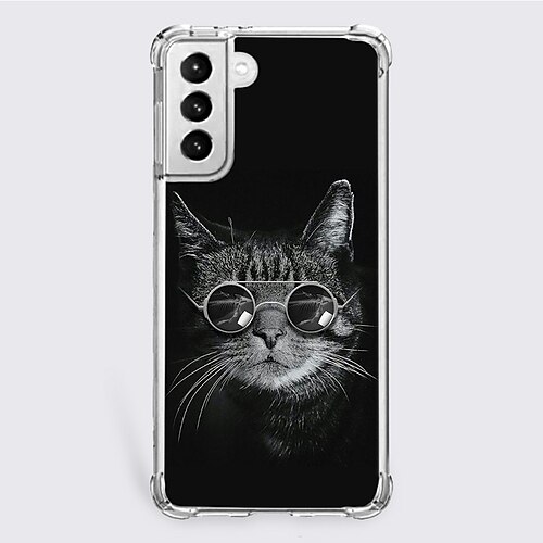 

Cat Phone Case For Samsung Galaxy A73 A53 A33 S22 Ultra Plus S21 FE S20 A72 A52 A42 Unique Design Protective Case Shockproof Dustproof Transparent Back Cover TPU