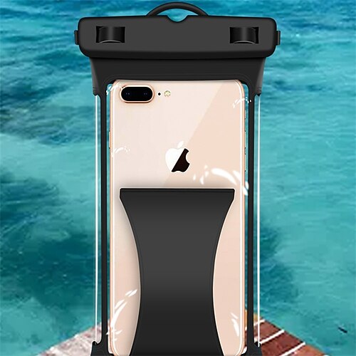 

Universal Waterproof Phone Pouch IPX8 Waterproof 30m /98ft for iPhone 13 Pro mini 12 11 XR Max Samsung Galaxy S22 S21 S20 FE Shockproof Dustproof with Adjustable Neck Strap Transparent Up to 6.5 inch TPU