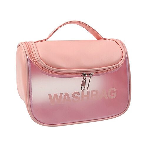 

Portable Small Fragrance Cosmetic Bag Large-capacity Waterproof Hook Wash Bag Cosmetic Hand-held Storage Bag