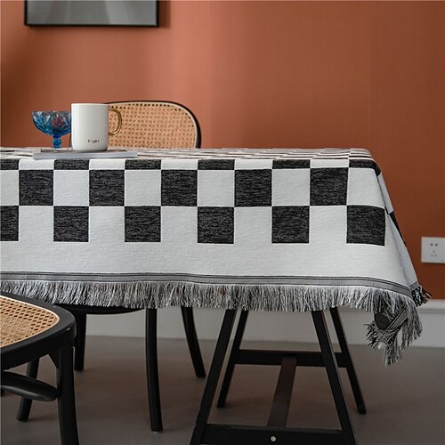 

Pastoral Tablecloth Washable Table Cover with Dust-Proof Wrinkle Resistant for Restaurant, Picnic, Indoor and Outdoor Dining, Floral
