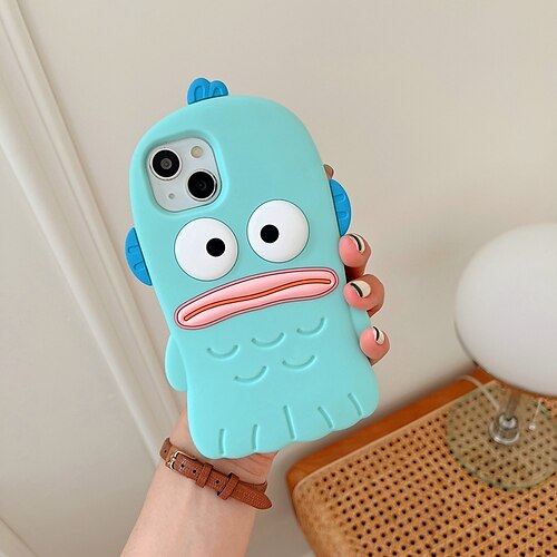 

Phone Case For Apple Back Cover Classic Series iPhone 13 Pro Max 12 11 SE 2022 X XR XS Max 8 7 Bumper Frame Shockproof Dustproof 3D Cartoon Silicone