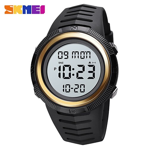 

SKMEI Digital Watch for Men Digital Digital Stylish Stylish Casual Waterproof Calendar Alarm Clock Alloy Alloy Fashion