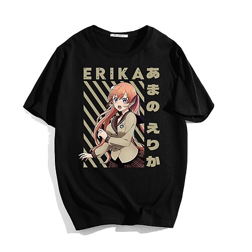 

Inspired by A Couple of Cuckoos Umino Nagi Amano Erika T-shirt Anime 100% Polyester Anime Harajuku Graphic Kawaii T-shirt For Men's / Women's / Couple's