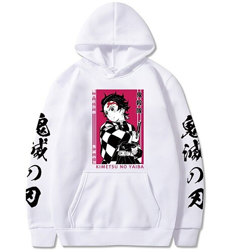 

Inspired by Demon Slayer: Kimetsu no Yaiba Kamado Nezuko Hoodie Cartoon 100% Polyester Anime Harajuku Graphic Kawaii Hoodie For Men's / Women's / Couple's
