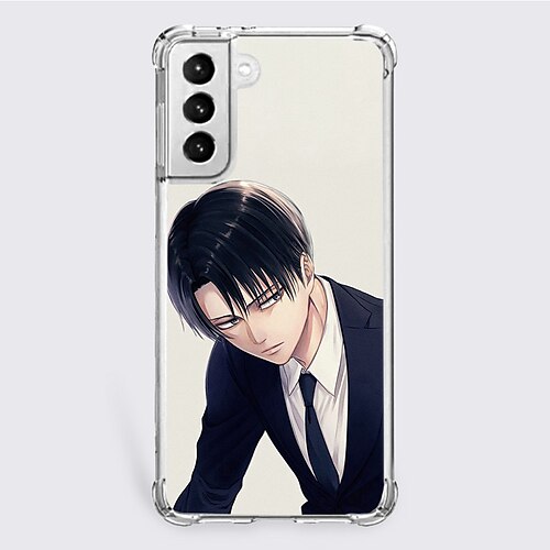 

Attack on Titan Anime Phone Case For Samsung Galaxy A73 A53 A33 S22 Ultra Plus S21 FE S20 A72 A52 A42 Unique Design Protective Case Shockproof Dustproof Transparent Back Cover TPU