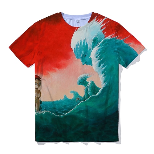 

Inspired by My Hero Academia Boko No Hero Kamado Tanjiro T-shirt Cartoon 100% Polyester Anime Harajuku Graphic Kawaii T-shirt For Men's / Women's / Couple's
