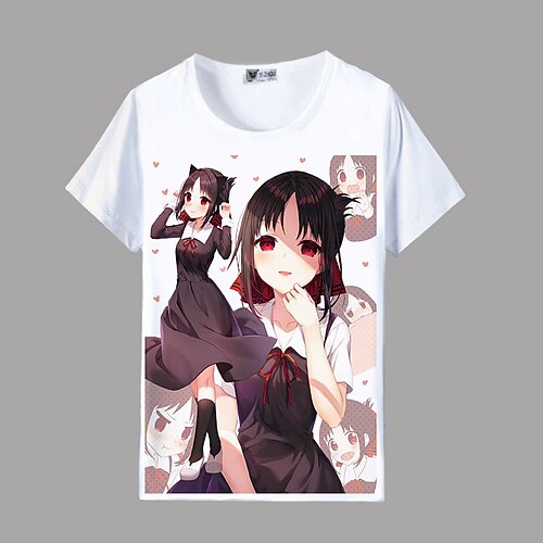 

Inspired by Kaguya-sama: Love is War Shinomiya Kaguya Cosplay Costume T-shirt 100% Polyester Pattern Harajuku Graphic Kawaii T-shirt For Men's / Women's / Couple's